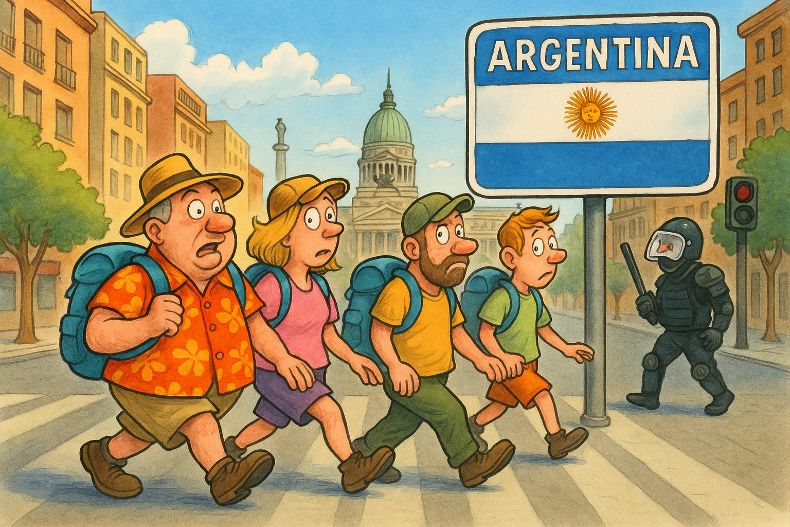 Argentina y su Tour de la Represión: ¡Marcha que marchan… para atrás!