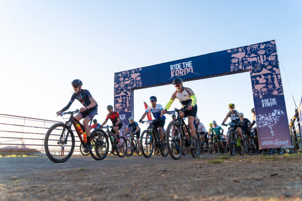 Start of a previous ride the karoo race