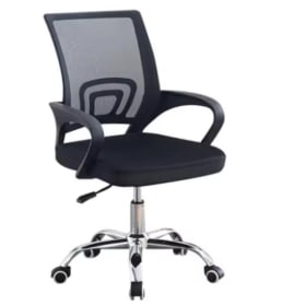 Silla de oficina y escritorio con soporte lumbar