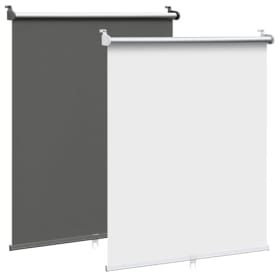 WOLTU Estor Enrollable Opaco sin Taladrar - Persiana Térmica para Interior - Protección Solar y Visual - Sin Cuerda - 50x150 cm - Blanco