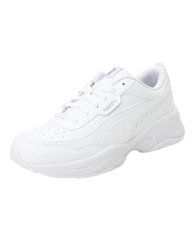 PUMA Cilia Mode, Zapatillas de Deporte Mujer, Puma White-Puma Silver, 39 EU
