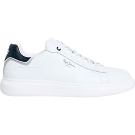 Pepe Jeans Zapatillas de Piel Eaton One Blanco