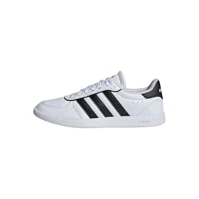 adidas Mujer BREAKNET Sleek Shoes, FTWR White/Core Black/Gold Met., 40 EU