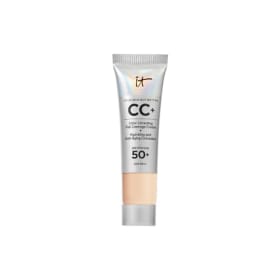 IT Cosmetics CC+ Cream Base de Maquillaje con SPF50+ - Tratamiento Antiedad e Hidratante - Cobertura Total - Acabado Natural - 12 Tonos - Light (YSBB) - 12ml