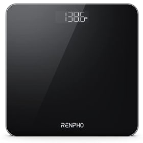 RENPHO Báscula de Baño Digital, Balanza Peso Corporal de Alta Precisión, Tecnología Step-On, 400 Lb, Vascular de Peso Electronica en kg/lb/st, Plataforma Grande de 28 x 28 cm, Core 1S
