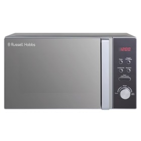 Russell Hobbs RHM2076S - Microondas Compacto Independiente de 800W y 20 Litros en Plateado