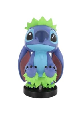 Cableguys Disney Lilo y Stitch Figurita Gaming Stitch Hula - Soporte para Mando o Smartphone - Cable USB Incluido - 20 cm