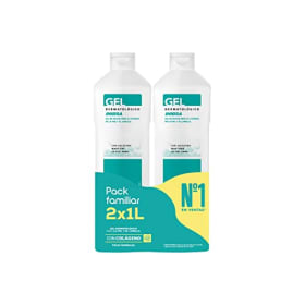 INIBSA Gel de Baño Dermatológico - Pack Ahorro 2L (2 x 1L) | Cuidado Integral Piel y Cabello