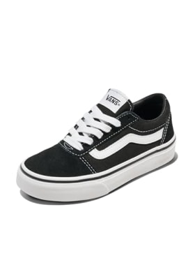 Vans Ward, Zapatillas Unisex niños, Black and White, 32 EU