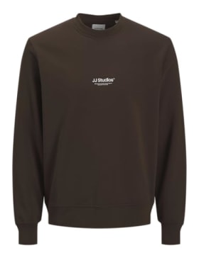 JACK & JONES Jjesoho Sudadera con Cuello Redondo Noos, Delicioso, M - Negro