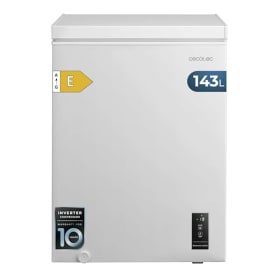 Cecotec Congelador Horizontal 143L Bolero CoolMarket Chest 143P White