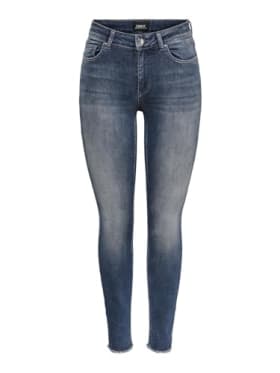 Pantalones Only Mujer ONLBLUSH Life Mid SK ANK RW REA422 Noos Special Blue Grey Denim - Talla M/34