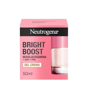 Neutrogena Bright Boost Gel Crema (50 ml) - Tratamiento Antiedad con Neoglucosamina, AHA y PHA para Rostro y Cuello