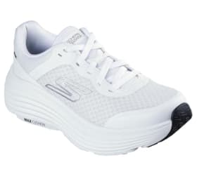 Skechers MAX Cushioning Endeavour Canova - Tenis para Mujer Blanco/Negro - 39.5 EU