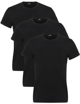 Lower East Basic Rundhals T-Shirts für Herren 3er I 5er I 10er Pack aus 100% Baumwolle in vielen Farben