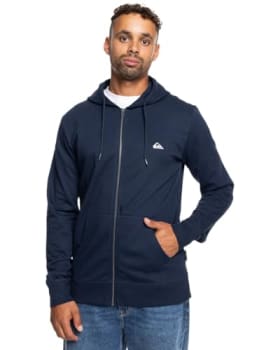 Quiksilver Basic Hood Zip Young Men Sudadera, Estándar para Hombre - S