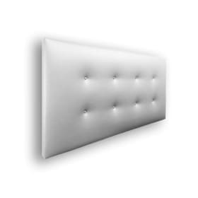 Cabecero de Cama Carlo 150 Blanco - Silcar Home | Estructura de Madera y Tapizado en Polipiel