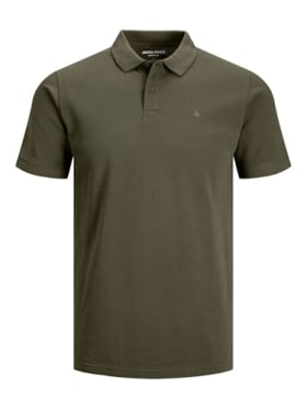 Jack & Jones Jjebasic Polo SS Noos - Camiseta para Hombre, Verde (Olive Night), Talla L