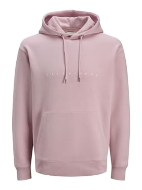 JACK & JONES Jjestar Jj Sweat Hood Noos, Sudadera con capucha Hombre, Pink Nectar, XL