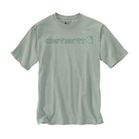 Carhartt Camiseta de Manga Corta con Logotipo Gráfico de Corte Relajado