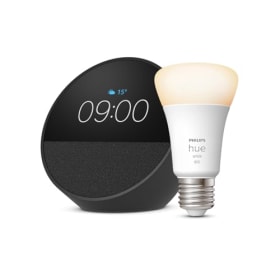 Echo Spot | Negro + Philips Hue - Bombilla led inteligente, casquillo E27, Compatible con Alexa - K
                                        ...