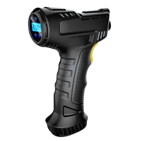 Shkalacar Compresor Aire Portatil Inalámbrico 120 W, Inflador Neumaticos Recargable USB de Mano, Pantalla Digital, Bomba Inflable, Manómetro