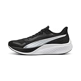 PUMA Pounce Lite, Zapatillas para Correr de Carretera Unisex Adulto, Black White, 43 EU