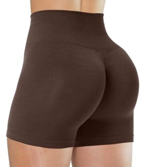 Pantalones Cortos de Entrenamiento Unthewe - Elevación de Glúteos, Cintura Alta y Sin Costuras para Gimnasio y Yoga