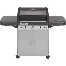 Barbacoa de Gas Campingaz 3 Series Classic LS Plus - 11.9 kW con 3 Quemadores de Acero Inoxidable y Asador Lateral - Sistema InstaClean