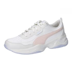 PUMA Cilia Mode, Zapatillas de Deporte Mujer, Warm White-Silver Mist-Rosebay, 41 EU