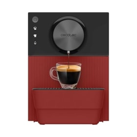 Cecotec Cafetera Superautomática Compacta Cremmaet Cube Red - 1350W, Rendimiento Profesional, 19Bares, Sistema Thermoblock