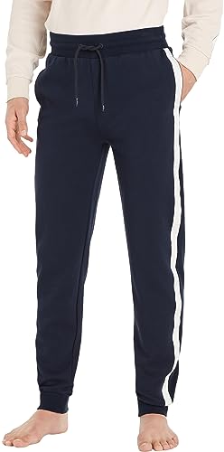 Tommy Hilfiger Hombre Pantalón de chándal algodón, Azul (Desert Sky), XL