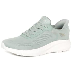 Skechers Bobs Squad Chaos Current MuseSneaker para Mujer, Sage Textile, 40 EU