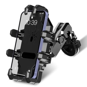 WODHMIEY Soporte Móvil Moto Antivibración, Lock Seguro, Rotación 720°