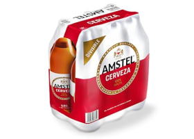 Amstel Cerveza Lager Pack Botella, 6 x 1L