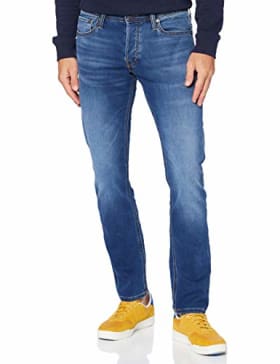 Jack & Jones Vaqueros Glenn Original GE 006 Indigo Knit, Azul Denim, 27W x 32L