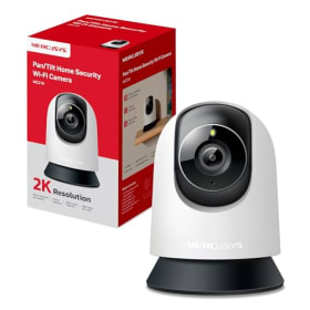 MERCUSYS MC210 2K 3MP - Cámara de Vigilancia Wi-Fi con Rotación 360°, Visión Nocturna y Audio Bidireccional