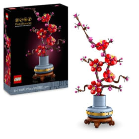 LEGO Botanicals Flor de Ciruelo Adorno Floral - Flores Artificiales - Decoración del Salón y el Hogar - Maqueta para Construir para Adultos Mujeres y Hombres 10369