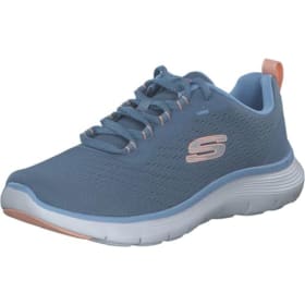 Skechers Flex Appeal 5.0, Zapatillas de Deporte Mujer, Pizarra, 38 EU