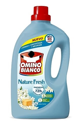 Omino Bianco Detergente Líquido Nature Fresh 45 Dosis, 1800ml