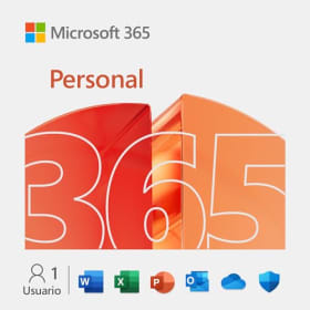 Microsoft 365 Personal | 12 meses | 1 usuario | Office con IA + 1TB OneDrive | Código por Email