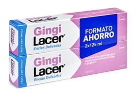 Lacer GINGI - Duplo 125 ml, Pasta de Dientes con Flúor