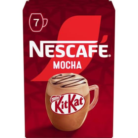 Nescafé KITKAT Mocha Café soluble con sabor KITKAT, estuche con 7 sobres