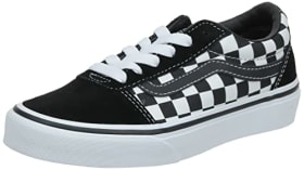 Vans Ward - Zapatillas Unisex niños, Black and True White, 27 EU