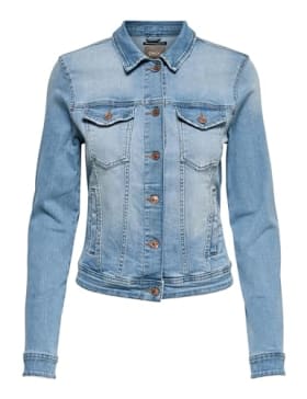 ONLY NOS Onltia Dnm Jacket BB LB Bex179 Noos Chaqueta Vaquera, Azul (Light Blue Denim Light Blue De
                                        ...