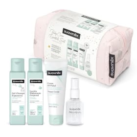 Suavinex, Neceser para Bebés de Tela, Set Regalo Bebé Recién Nacido con Cosmética