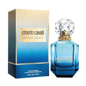Roberto Cavalli Paradiso Azzurro Eau de Parfum 75 ml - Perfume Acuático y Fresco para Mujer