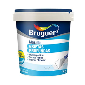 Bruguer Masilla Grietas Profundas Blanco 1 Kg