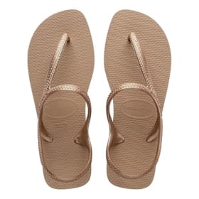 Havaianas - Flash Urban, Sandalias Cómodas, Elegantes y Versátiles, Cierre en Tobillo, Tiras Metálicas Cruzadas, Mujer