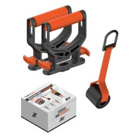 ZZGO Accesorios para Banda Elástica de Musculación | Kit2 Incluye 2 Power Handles + 1 Anclaje de Puerta | Entrenamiento en Casa, Gimnasio o al Aire Libre